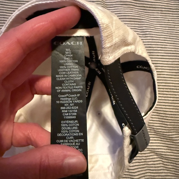 Coach Signature C Chalk Baseball Hat - Picture 5 of 12